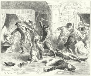 ヴェローナでのフランス人虐殺 作： Frederic Theodore (after) Lix