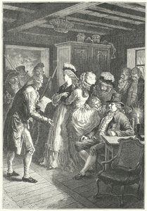 ヴァレンヌでのルイ16世とその家族の逮捕 作： Frederic Theodore (after) Lix