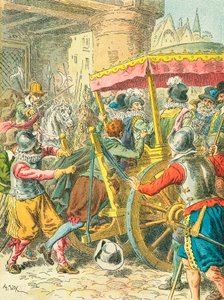 フランスのヘンリー4世の暗殺 作： Frederic Theodore Lix