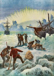 ノルウェー船 "さざ波 "の遺骨発見 作： フレデリック・セオドア・リックス