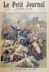 トゥアレグの敗北、「ルプチジャーナル」の表紙、1894年4月30日