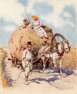 田舎の夏の日 作： Frederic de Haenen