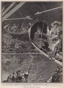 アールズコートの飛行船での航海の印象 作： Frederic de Haenen