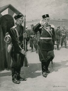 将校とセンチネル 作： Frederic de Haenen