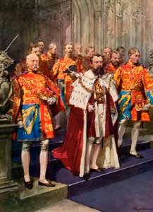 ヘラルド大学の役員、戴冠式 作： Frederic de Haenen