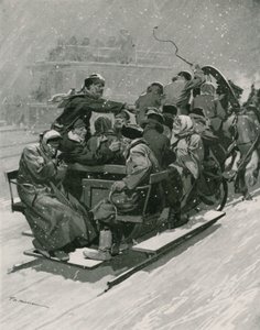 公共そり、ハーフペニー運賃 作： Frederic de Haenen
