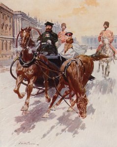 プリスタジカ、またはサイドホースとのソリ 作： Frederic de Haenen