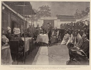 中国の同盟国、北京のフランス軍法会議 作： Frederic de Haenen