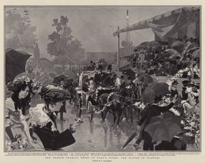 アールズコートでのフランスのチャリティー祭、花の戦い 作： Frederic de Haenen