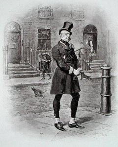 チャールズ・ディケンズ著「David Copperfield」よりMr.Micawber（1849-50年作 作： Frederick (after) Barnard