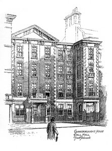 ゲインズボロハウス、ポールモール、ロンドン、1912 作： Frederick Adcock