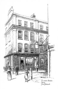 ウィリアムブレイクス邸、ソーホー、ロンドン、1912 作： Frederick Adcock