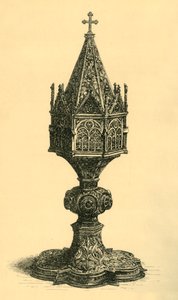 Monstrance、c1450、1881。 作： Frederick Albert Slocombe
