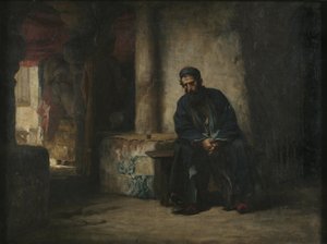 オリエンタルインテリア、1882年 作： Frederick Arthur Bridgman