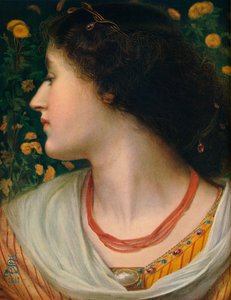 「ラ・ベル・イゾルデ」、1862年。