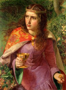 クイーン・エレノア」（1858年 作： Frederick Augustus Sandys