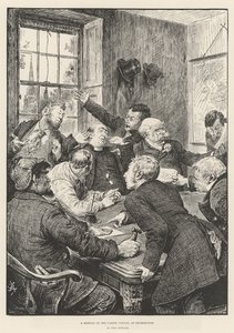 ドラムドラッジでの教区評議会の会合 作： Frederick Barnard