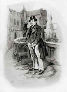 チャールズ・ディケンズの「ドンビー 作： Frederick Barnard