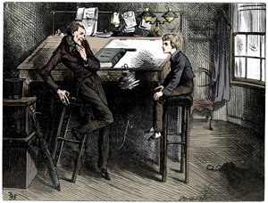 デビッドカッパーフィールドとウリアハイプ、1912年。 作： Frederick Barnard