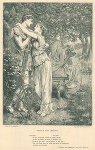 TroilusとCressidaのイラスト 作： Frederick Barnard