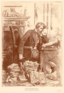 新聞編集者 作： Frederick Barnard