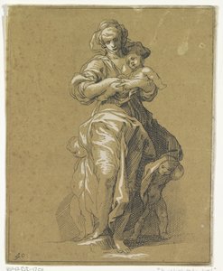 3人の子供とのチャリティー 作： Frederick Bloemaert