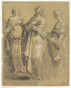 3 つの立像 作： Frederick Bloemaert