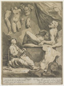 オリジナルで有名なアート ドローイング ブックのタイトル ページ タイトル ページ: Abraham Bloemaert、オリジナルで有名なアート ドローイング ブック。 パート1 作： Frederick Bloemaert