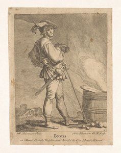 花火 Ignis (オブジェクトのタイトル) The Four Elements (シリーズタイトル) 作： Frederick Bloemaert
