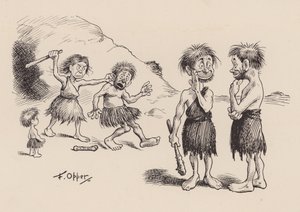 F・オッパー著「Our Antediluvian Ancestors」：フォーティーセブン（リトグラフ）
