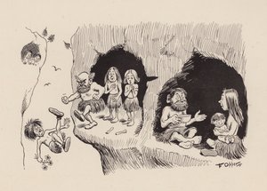 F・オッパー著「Our Antediluvian Ancestors」：サーティーナイン（リトグラフ）