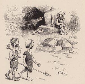 F・オッパー著「Our Antediluvian Ancestors」：第33号（リトグラフ）