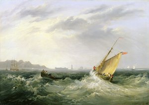 マージー川河口のチェシャー、1838年（ペアについては257064を参照）