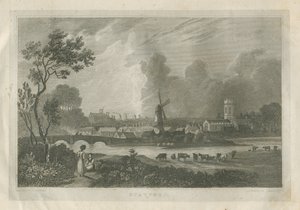 スタッフォード-南西ビュー：彫刻、nd [c 1830] 作： Frederick Calvert