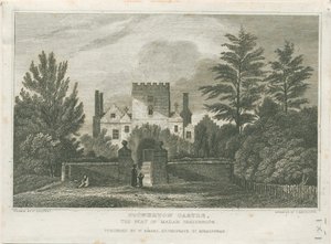 ストートン城：彫刻、nd [c 1830] 作： Frederick Calvert
