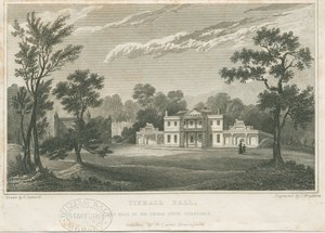 ティクソール・ホール：エングレーヴィング、nd [c 1830] (プリント) 作： Frederick Calvert