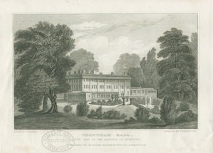 Trentham Hall: エングレーヴィング, nd [c 1830] (プリント) 作： Frederick Calvert
