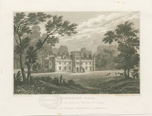 ウォルズリー・ホール：スティール・エングレーヴィング、nd [c 1830] （プリント