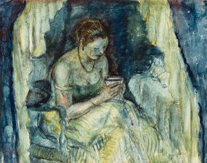 紅茶1杯 作： Frederick Carl Frieseke