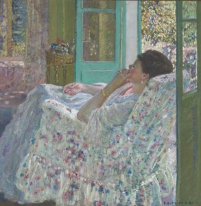 午後 - イエロー ルーム 作： Frederick Carl Frieseke