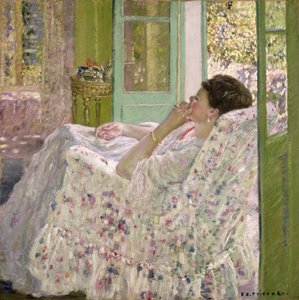 午後 - イエロー ルーム 作： Frederick Carl Frieseke