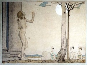The Bluebird 作： Frederick Cayley Robinson