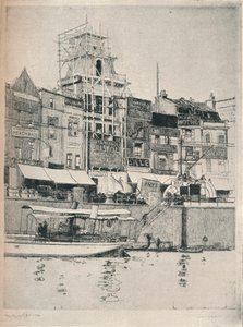 「ザ・キー、ブリストル」、c1918 作： Frederick Charles Richards