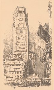 ニューヨーク ブーケ、1917 年。 作： Frederick Childe Hassam