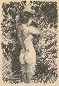 ヌード[レクト]、1918年。 作： Frederick Childe Hassam