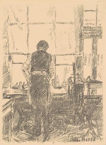 ジョセフ・ペネルの肖像、1917年。 作： Frederick Childe Hassam