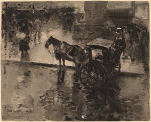 アベニューの上げ潮、おそらく 1890 年。