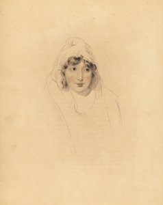 初代ロンズデール伯爵の妻、フェーン伯爵夫人オーガスタ・ローサー女史の肖像。ロンドン、アッカーマンのP.G. Patmore