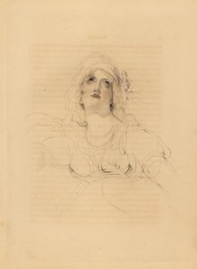 ホレイショ・ネルソンの愛人、レディ・エマ・ハミルトンの肖像 作： Frederick Christian Lewis