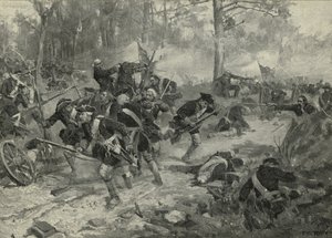 エウトースプリングスの戦い、1903年 作： Frederick Coffay Yohn